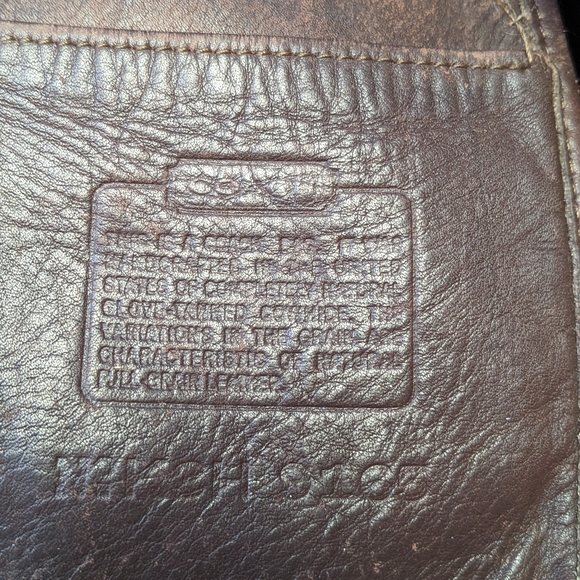 #10 Vintage Lula Smith Legacy Coach bucket brown bag cowhide leather distressed - Picture 2 of 9